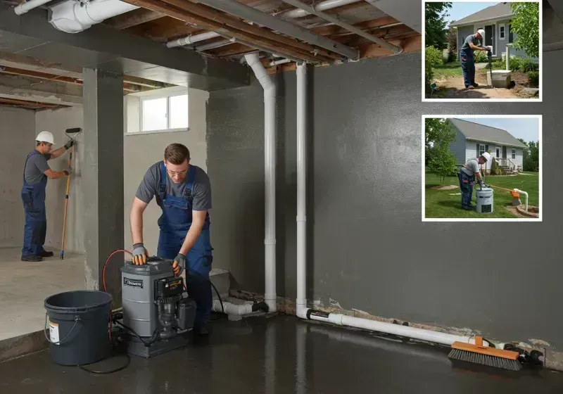 Basement Waterproofing and Flood Prevention process in La Paloma, TX